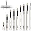 Azttior Set di 9 Inserti per Avvitatore PH2 ad alto magnetismo - Punte Avvitatore Magnetiche in acciaio K5; Punte Avvitatore Professionali per Cacciavite Elettrico (25-150mm), Codolo Esagonale 1/4