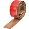 DODUOS 2m*5cm Profilo di Transizione Autoadesivo, Strisce di Copertura per Pavimenti in PVC, Strisce di Transizione del Pavimento Copre Le Irregolarità del Pavimento e Laminati, Parquet, Piastrelle