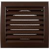 Vent Systems Diametro 100 mm, dimensioni esterne: 148 x 153 mm, colore marrone, coperchio per bocchetta di ventilazione per asciugatrice, aperture di ventilazione e tubo di scarico