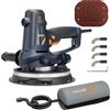 MAXXT 810W Levigatrice a mano per cartongesso, levigatrice elettrica per pareti, levigatura grossolana e fine, velocità variabile 1500-2800RPM