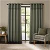 Catherine Lansfield Melville - Tende foderate con occhielli, 168 x 228 cm, due pannelli, colore: Verde