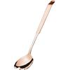 AMEFA BUFFET - Forchetta da insalata piccola, per catering e buffet, posate da servizio, in acciaio inox 18/10, satinato, rame, lunghezza: 23,7 cm