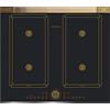 Kaiser KCT 6745 FI AD- Piano cottura a induzione 60 cm/piano cottura a induzione/piano cottura in metallo Bronzo/vetroceramica con 4 piani cottura a induzione QickHeat/piano cottura a induzione