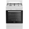 Beko Europe Management Srl Cucina A Gas I6GGKMW 60 Cm, 4 Fuochi, Forno A Gas, 64 Litri, Click&Clean, Steam&Clean, Timer, Colore Bianco, Classe Energetica A