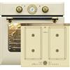 Kaiser Olan Kaiser set di cottura Autarkic forno da incasso EH 6432 ElfBE Eco+KCT 6745 ElfAD, Retro, Elettrico, Girarrosto, 10 funzioni + Esclusivo Autarkers Felx Zone Piano cottura a induzione 60cm