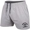Muscle Alive Uomo Bodybuilding Palestra Pantaloncini Cotone Allenarsi Sportivo Fitness Workout Shorts 5 Man Grigio XXL