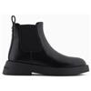 Armani Exchange Margot, Logo in Metallo, da Donna, Nero, 39.5 EU