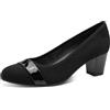 Jana décolleté da Donna con Dettagli Glitter Vegan, Nero (Blk/Blk Patent), 36 EU
