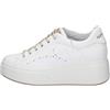 Igi&Co D.Ally, Scarpe con Lacci Donna, Bianco-Platino, 40 EU