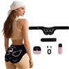Warmforwel EMS Hip Trainer per Il Sollevamento dei Glutei, con 30 Livelli di Intensità, 10 modalità, Massaggiatore USB per Glutei e Stimolatore Addominale per Modellare Il Corpo,Telecomando Wireless