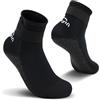 Yikayin Calzini in neoprene, da 3 mm, per uomo, donna, uomo, donna, donna, nuoto, da spiaggia, per snorkeling, kayak, sci, Nero , M