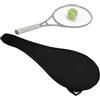 Generic Borsa per racchetta da tennis in tessuto Oxford, borsa a manica per racchetta da tennis, custodia con cerniera, borsa da tennis a spalla singola impermeabile con tracolla per escursionismo