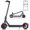 QnQ Monopattino elettrico, Trottinella Pieghevole da 8,5, Autonomia 20 km, Pneumatici a Nido d'ape Antipuntura, Controllo tramite APP e Display LED, Batteria 36V 5.2Ah, Motore 500W, Porta