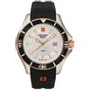 Swiss Alpine Military by Grovana Orologio Analogico al Quarzo Svizzero Uomo con Cinturino in Silicone 7040.1852SAM