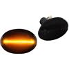 Do!LED DoLED, indicatori di direzione laterali a LED, colorati, nero/vetro fumé, compatibili con BMW Mini Clubman Clubvan R55 Mini R56 Cabriolet R57 Coupe R58 Roadster R59
