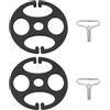 The Lord of the Tools 50 Set Di Ganci In Metallo Per Coprisedili Per Auto Con Piastra Di Prugna Set Di Ganci Con Clip Di Bloccaggio Adatti Per Parti Di Ricambio Per Seggiolini Auto Neri