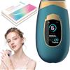 Dsongo Lumisilk Lumina Luce Pulsata PRO 2.0 con Luce Pulsata 2 in 1 per Donna e Uomo Epilatore Lumia Lumisilk, Luce Pulsata, Epilatore Laser per Donna, Tecnologia Avanzata per Risultati Duraturi (Verde)