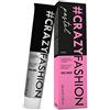 Capello point Crazy Fashion, Colorazione Semipermanente in Crema, Senza Ammoniaca, Resorcina e PPD, Durata da 6 a 8 Shampoo, Tinta per Capelli Temporanea, Colore Pink Pastello, 100 ml