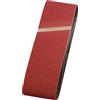 kwb 3x nastro di levigatura in tessuto, 75 x 510 mm, K-100, corindone nobile, per legno e metallo, carta vetrata per smerigliatrice / rettificatrici a nastro