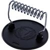 VICTORIA Smash Burger Press, Pressa per Hamburger in Ghisa Stagionata 16,5 cm per Carne da Barbecue, Manico Resistente al Calore, Senza PTFE