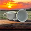 MIELIMON Set di 2 ciotole per la colazione Ciotole da zuppa in ceramica Tazza da caffè grande, tazze da zuppa con manico adatto per forno a microonde e lavastoviglie per cereali dessert insalata tè latte 550ml