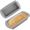 VFANDV Stampo Plumcake Silicone, 2 Pezzi Teglia Pane in Cassetta Antiaderente Stampo in Silicone per Cottura del Pane Stampi per Cottura del Pane per Fare il Pane e il Plumcake (Grigio)