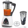 BEST DIRECT MULTI ROBOT Zuppa elettrica - 6 programmi, funzione 2 in 1: frullatore bicchiere e macchina per preparare zuppe e creme, mantiene calore, bolle, frusta, miscela, frantumazione, 1,7 l (Soup Maker +