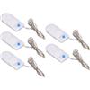 Dilwe Mini Luci a LED, Mini Luci a LED Luci Stringa a Batteria Decorative per Casa delle Bambole 1/12 Fai da Te