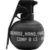 Zhongren M67 Bombe a mano Giocattolo dell'esercito tattico CS Airsoft Grenade Giocattoli Gioco di battaglia Gioco di ruolo Vestito Playset regalo per 14+ (Nero)