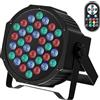 HOLDLAMP RGB Par LED Luci del Palcoscenico, 36 LED Luce di Scena SostegnoTelecomando e DMX-7CH Controllo, con Doppia Staffa Per DJ, Party, Matrimonio, Concerto, Club, Bar