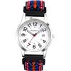 OIDEA Orologio Uomo Elastico Polso: Analogico al Quarzo Numeri Arabi per Una Facile Lettura Cinturino Corda intrecciata Calendario - 24 Ore Orologio Medico Lavoro Unisex Colore 9
