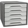 CEP - Blocco raccoglitore Smoove 7-111, colore: Grigio scuro/Grigio chiaro