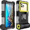 MKERED Custodia Impermeabile Smartphone IPX8 Porta custodia cellulare impermeabile 15m Subacquea compatible per iPhone 17 Pro 17 Air 16 15 Plus 12 13 14 15 16 17 Pro Max 16 15 14 Pro Samsung S25 S24 Ultra