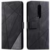 SONWO Cover per OnePlus 8, Flip Caso in PU Pelle Case Cover Portafoglio Custodia per OnePlus 8, [Kickstand] [Slot per Schede], Nero