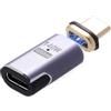 IVIVTOR Adattatore USB C Magnetico - 140W Adattatore Magnetic USB-C Dritto Trasmissione dati a 40 Gbps per Laptop, Tablet, Telefono