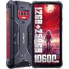 CUBOT Kingkong 8 Rugged Smartphone-10600mAh, 12GB+256GB Telefono Indistruttibile Android 13, 6.52 HD+ Display, Torcia LED 5000LM, 48MP Fotocamera, IP68/69K/4G Dual SIM/NFC/OTG/GPS