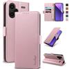 Yunubeyii Cover Libro per Xiaomi Redmi Note 13 Pro+/Pro Plus 5G - [Blocco RFID] Luxury PU Leather Portafoglio Card Holder Magnetic Phone Custodia con Kickstand, Cover Protettiva Antiurto, Rosa