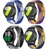 chinbersky 20mm Nylon Intrecciato Cinturino Compatibile con Samsung Galaxy Watch 4/5/6/7 40mm 44mm/Galaxy Watch5 Pro/Watch 4&6 Classic/Active 2 40mm 44mm/Watch3 41mm/Gear Sport/Gear S2 Classic