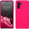 kwmobile Cover per Huawei P30 Pro Custodia - Back Case per Smartphone in Silicone TPU - Protezione Gommata - rosa shocking