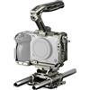 Tilta FX3 FX30 Cage, gabbia completa per fotocamera compatibile con Sony FX3/FX30 Kit di base con morsetto per cavo HDMI, impugnatura superiore NATO - Grigio Titanio TA-T16-A-TG