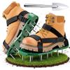 Ohuhu Arieggiatore Prato Scarpe Chiodate per areazione Prato e Giardino, Arieggiatore Scarpe, Scarificatore Arieggiatore Manuale, Sandalo Aeratore Scarpe da Prato per areazione Prato e Giardino