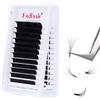 FADLASH Ciglia Extension Easy Fan Volume Ciglia Finte 0.07mm CC Curl 8-14mm Lunghezza Mista Estensione Ciglia Professionale Seta Naturale Facili del Fan 2D~20D