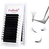 FADLASH Ciglia Extension Easy Fan Volume Ciglia Finte 0.07mm CC Curl 11-19mm Lunghezza Mista Estensione Ciglia Professionale Seta Naturale Facili del Fan 2D~20D
