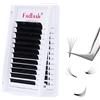 FADLASH Ciglia Extension Easy Fan Volume Ciglia Finte 0.05mm CC Curl 8-14mm Lunghezza Mista Estensione Ciglia Professionale Seta Naturale Facili del Fan 2D~20D