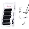 FADLASH Ciglia Extension Easy Fan Volume Ciglia Finte 0.07mm D Curl 10mm Taglia Unica Estensione Ciglia Professionale Seta Naturale Facili del Fan 2D~20D