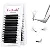 FADLASH Ciglia Extension Easy Fan Volume Ciglia Finte 0.03mm CC Curl 13-16mm Lunghezza Mista Estensione Ciglia Professionale Seta Naturale Facili del Fan 2D~20D