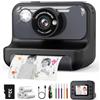 Hangrui Macchina Fotografica Bambini Istantanea, 2,4 Pollici Fotocamera Istantanea Bambini con 32G Scheda,20MP/1080P Fotocamera Digitale Bambini,Giocattolo Regalo di Natale Bambino e Bambina 3-10 Anni