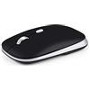 PINKCAT Bluetooth Mouse Senza Fili, 2.4G Mouse Ottico Slim, Design Portatile e Click Silenzioso, per Laptop, PC, Mac, Ufficio Linux, Nero (Nero 1)