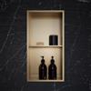 Viverso x wall nicchia a parete in acciaio inox La: 300 mm A: 600 mm, con telaio slim e mensola, VU9802BG, x wall [Accessori Bagno > Mensole Doccia]