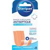Steripan 8 strisce pretagliate antisettiche, 10 x 6 cm, confezione da 2